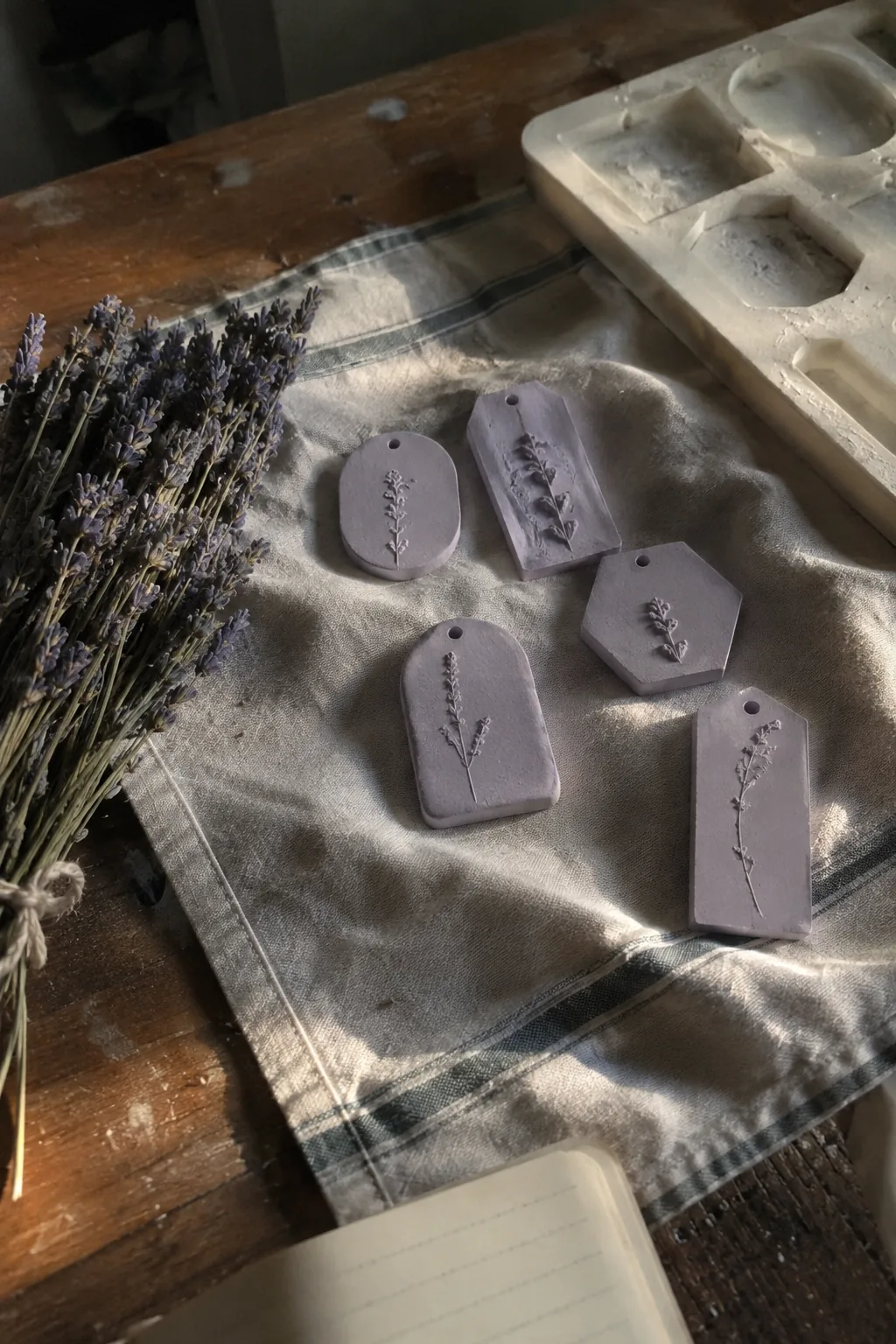 Lavender scented plaster stones