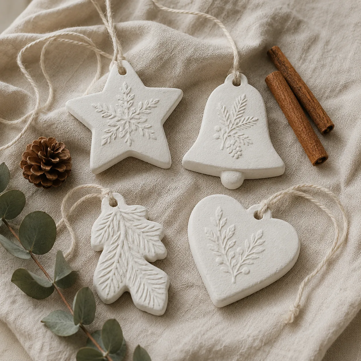 Scented plaster Christmas ornaments